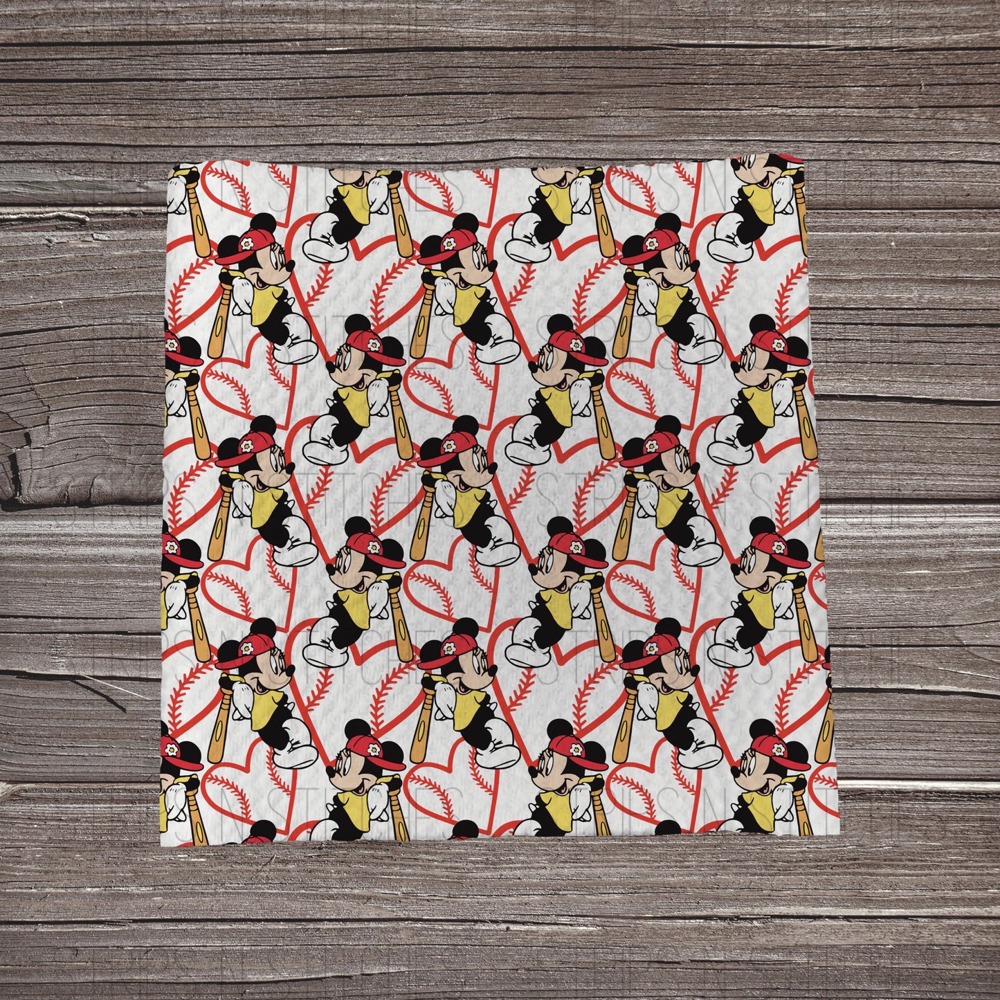 MM Swings for the Fence- White | Fabric Strip- Bow Making- Headwrap- Scrunchies