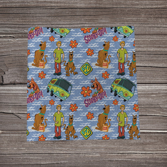 Great Dane & Gang Blue | Bullet Fabric Strip | Bow Making | Scrunchie | Headwraps