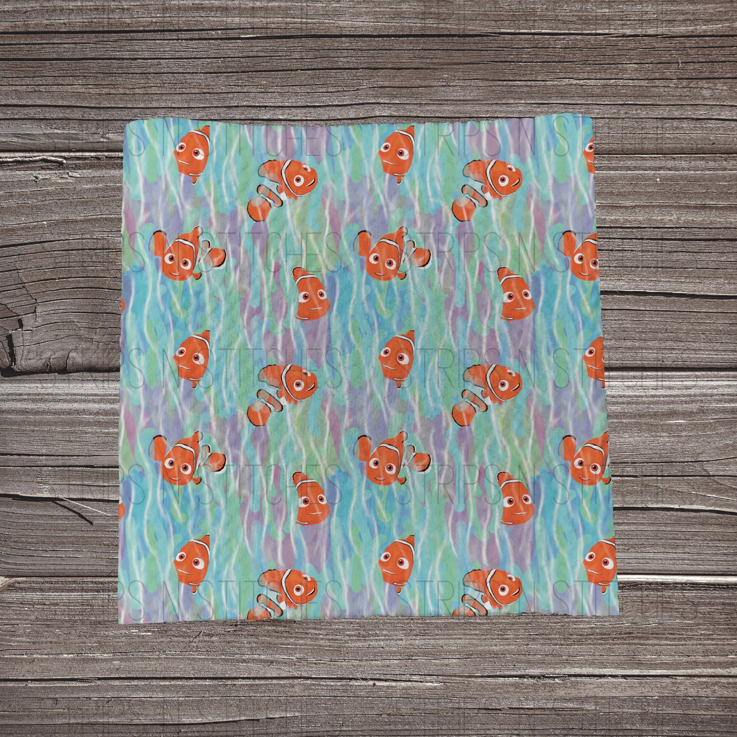 Anemone Clownfish | Fabric Strip | Bow Making | Scrunchie |