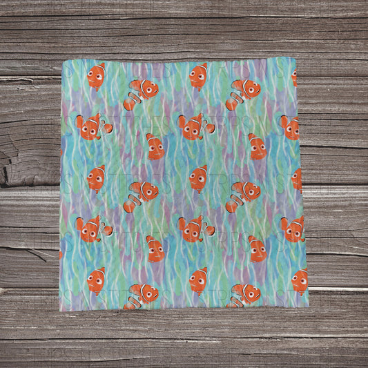 Anemone Clownfish | Fabric Strip | Bow Making | Scrunchie |