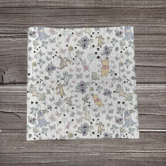 Pastel Floral Sweet Bear & Crew | Bow Making | Headwrap | Scrunchies