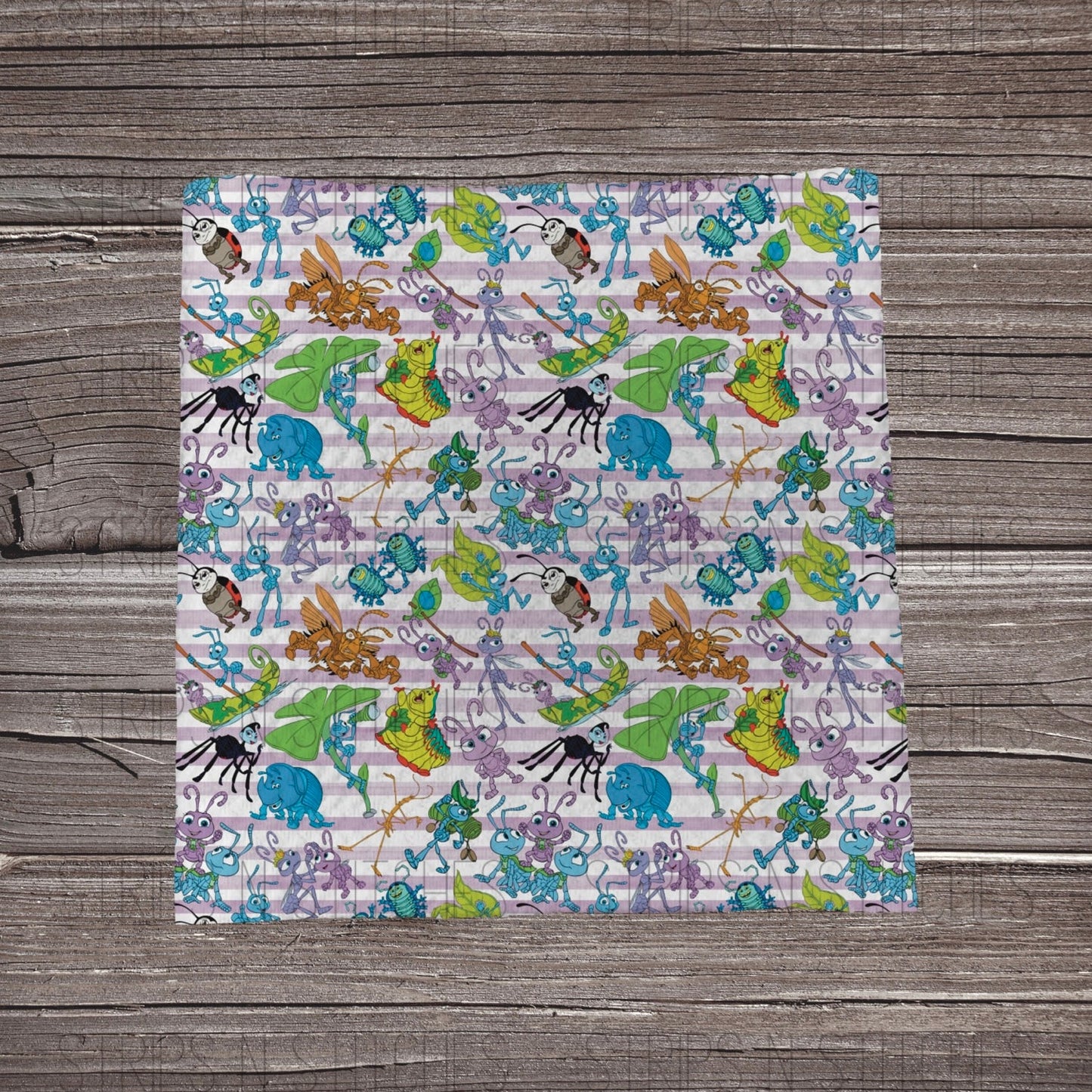 A Critter's Life - Striped | Bullet Fabric Strip | Bow Making | Scrunchie |