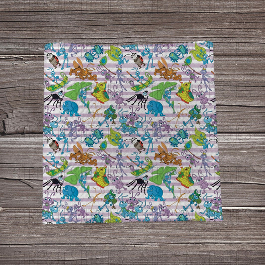 A Critter's Life - Striped | Bullet Fabric Strip | Bow Making | Scrunchie |