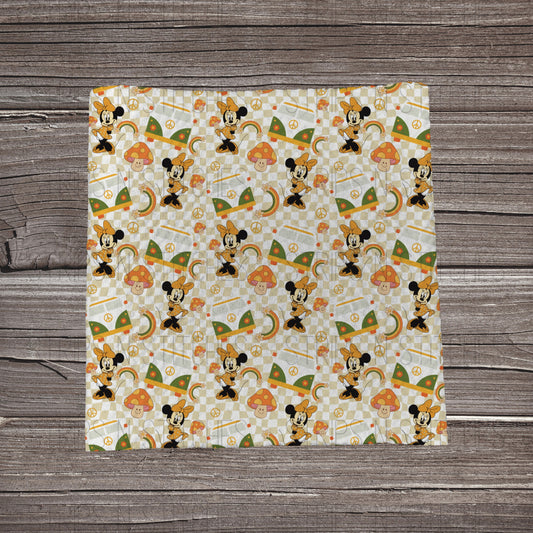 Stay Trippy Little MM Hippy | Bullet Fabric Strip | Bow Making | Scrunchie |