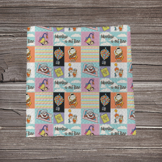 Adventure Patchwork | Bullet Fabric Strip | Bow Making | Scrunchie |