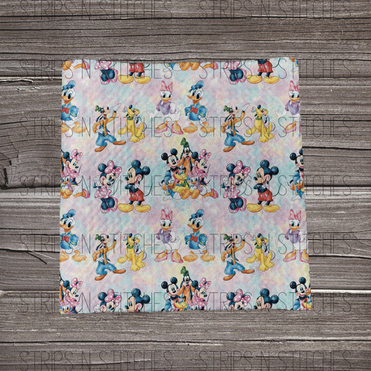 MM Friends Rainbow Background | Bow Making | Headwrap | Scrunchies