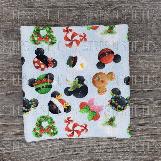 Magic Christmas Mouse Heads | Fabric Strip | Bow Making | Scrunchie |
