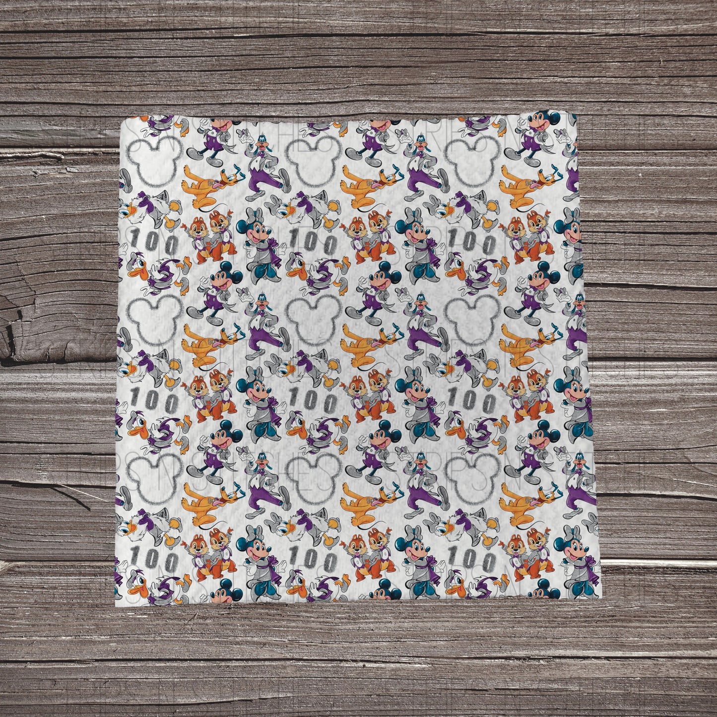 MM Friends 100 Years | Fabric Strip- Bow Making- Headwrap- Scrunchies