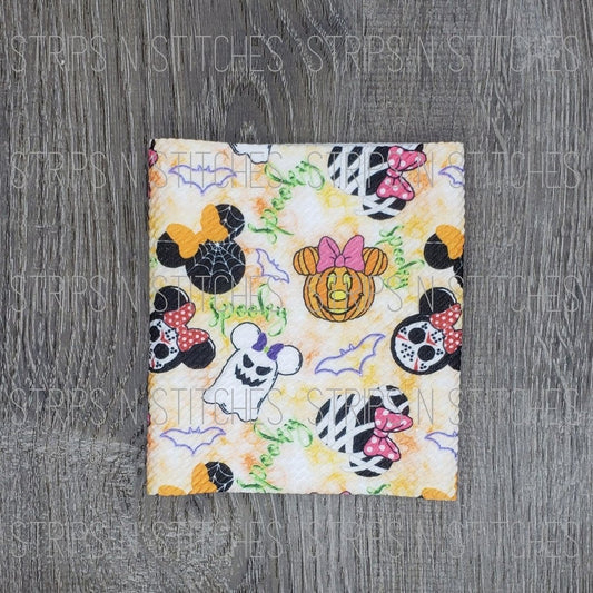 Spooky Girl MM- Fabric Strip- Bow Making- Headwrap- Scrunchies