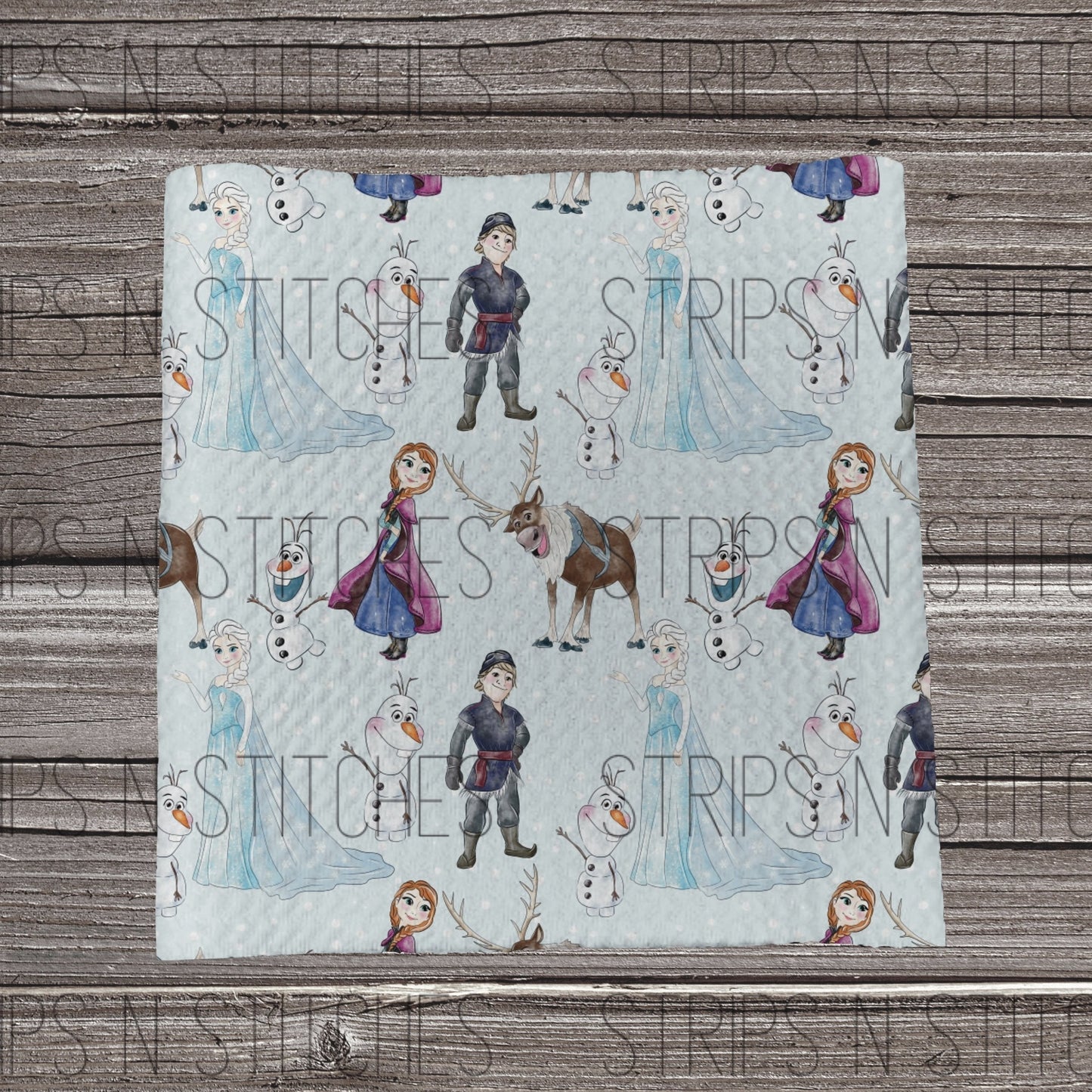 Icy Friends Scatter | Fabric Strip- Bow Making- Headwrap- Scrunchies