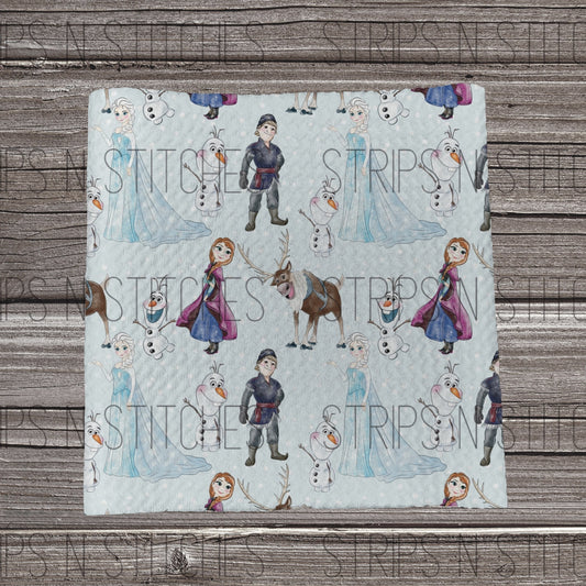 Icy Friends Scatter | Fabric Strip- Bow Making- Headwrap- Scrunchies