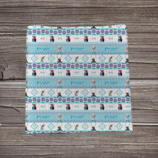 Icy Christmas Sweater | Bullet Fabric Strip | Bow Making | Scrunchie |