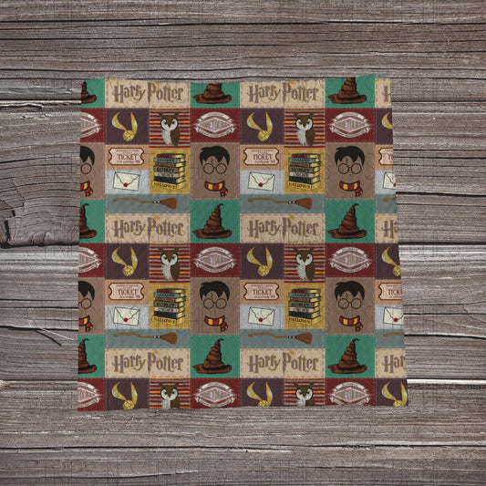 Wizardly Patchwork | Bullet Fabric Strip | Bow Making | Scrunchie | Headwraps