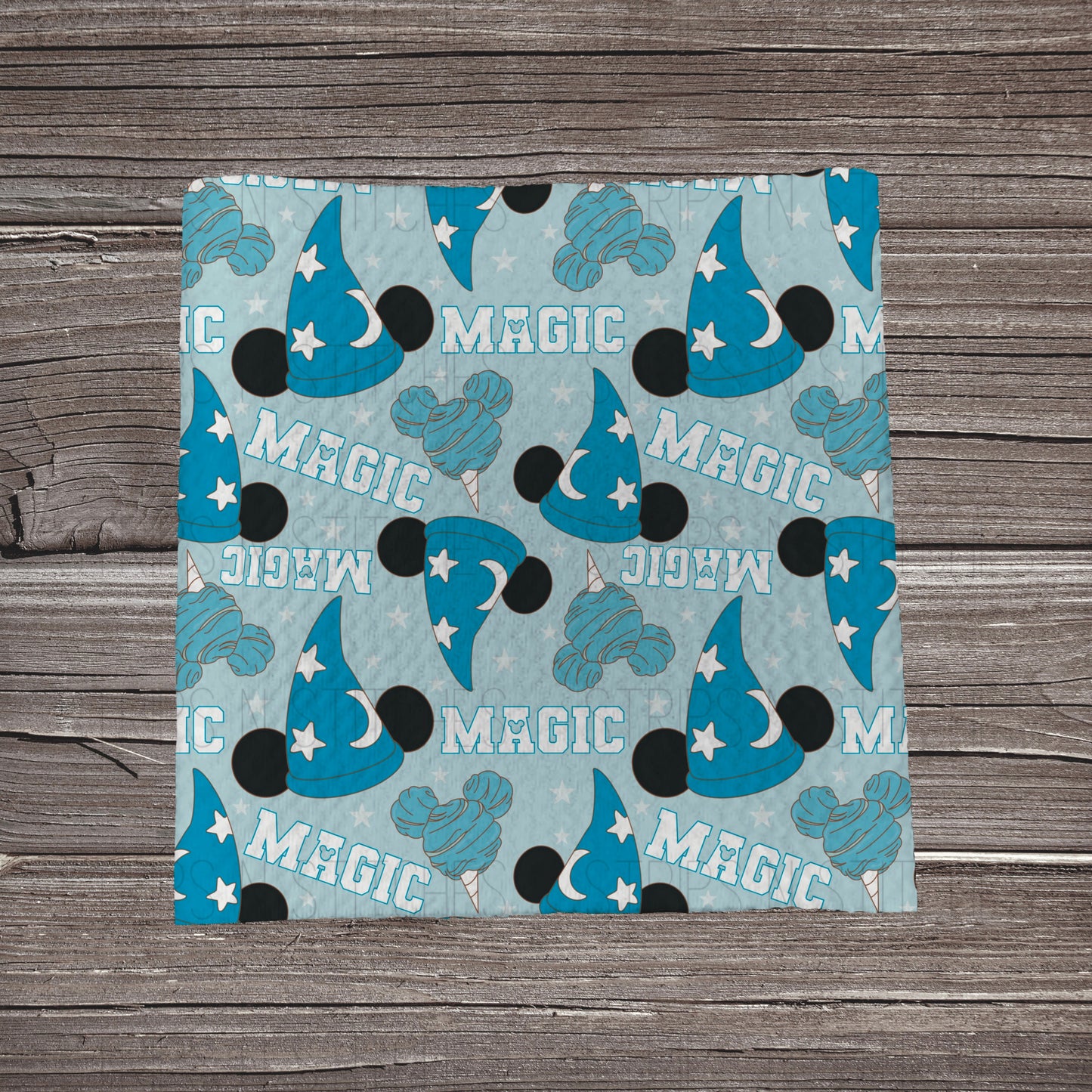 Magic Trick- Blue | Fabric Strip- Bow Making- Headwrap- Scrunchies