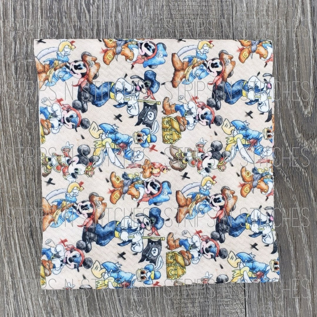 Pirate MM | Bow Making- Headwrap- Scrunchies