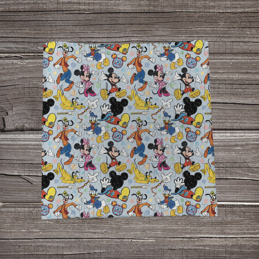 Club Friends | Fabric Strip- Bow Making- Headwrap- Scrunchies