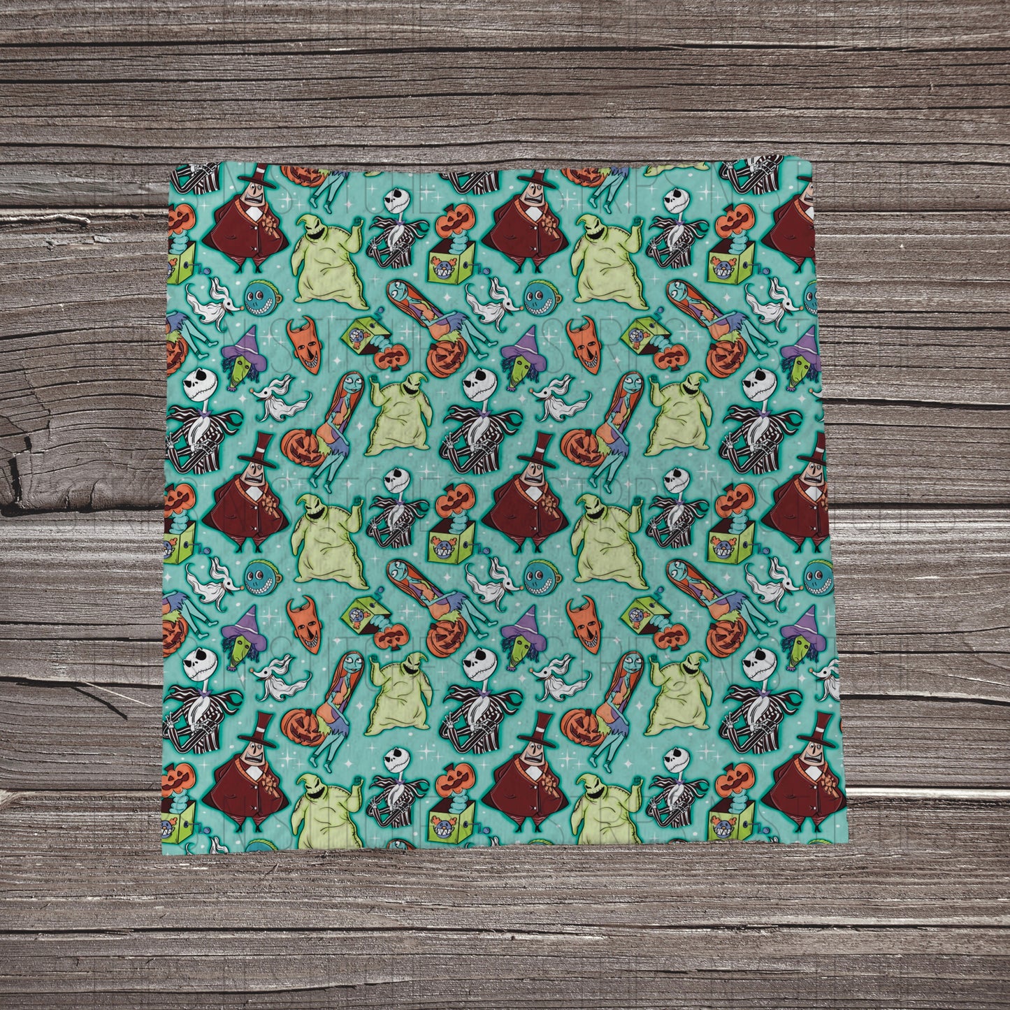 Green Nightmare | Fabric Strip- Bow Making- Headwrap- Scrunchie