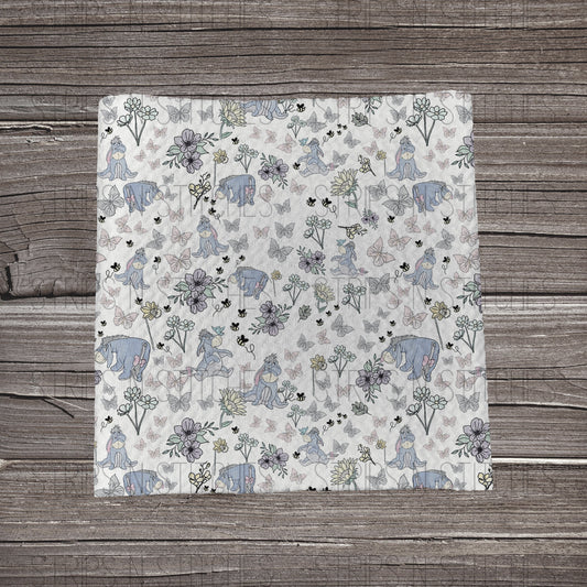Pastel Floral Donkey | Bow Making | Headwrap | Scrunchies