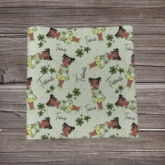 Green T Girl Scatter | Bullet Fabric Strip | Bow Making | Scrunchie |