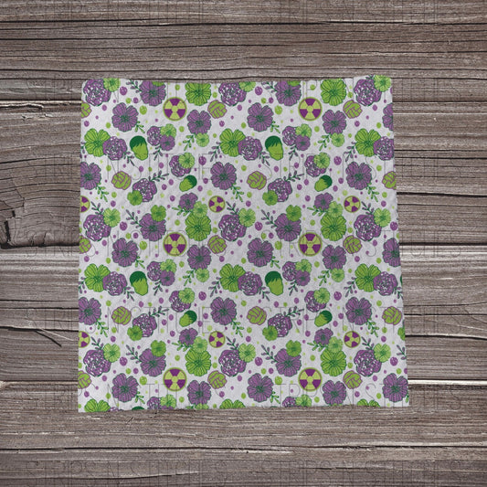 Almost Hidden Strong Man |  Fabric Strip- Bow Making- Headwrap- Scrunchies