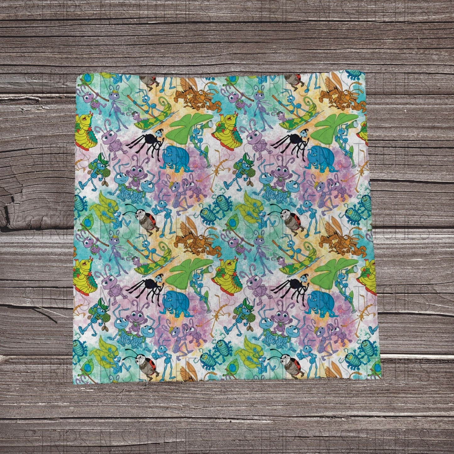 A Critter's Life - Splatter | Bullet Fabric Strip | Bow Making | Scrunchie |