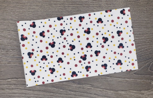 MM & Dots Fabric Strip- Bow Making- Headwrap- Scrunchies