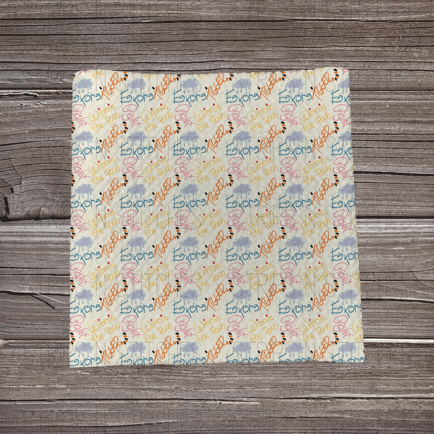 Ashdown Forest Autographs- Cream | Fabric Strip- Bow Making | Headwraps