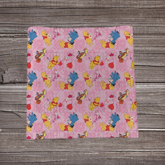 Sweet Bear Love | Fabric Strips | Bow Making | Headwrap | Scrunchies
