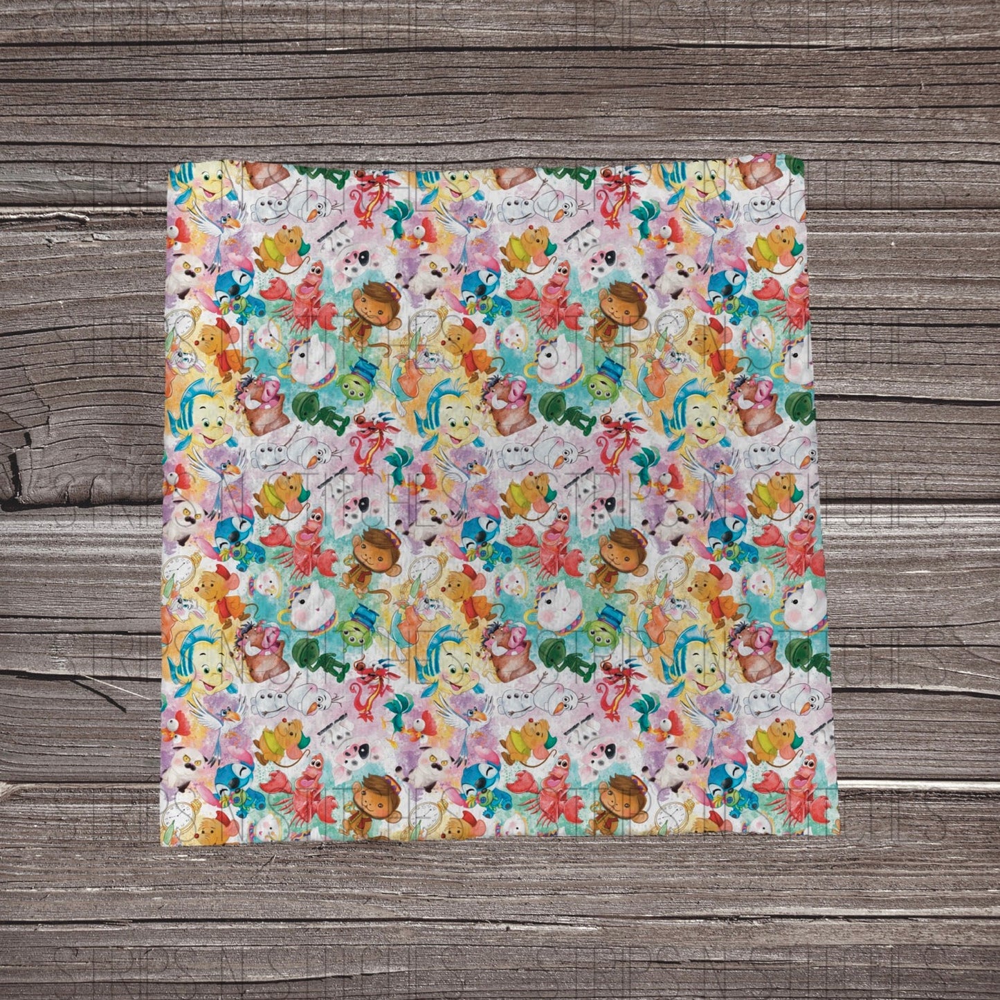 Cartoon Mix | Fabric Strip- Bow Making- Headwrap- Scrunchies