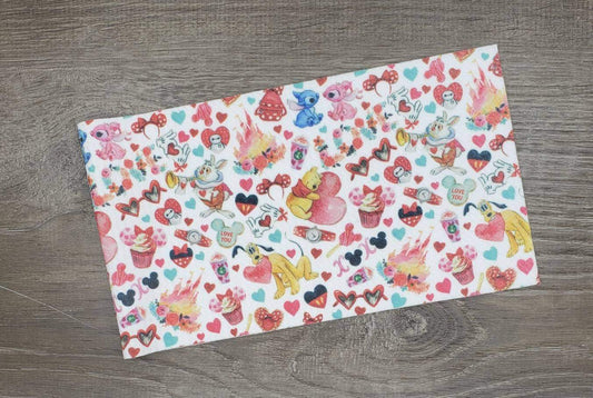 Valentine Magestic MM Fabric Strip- Bow Making- Headwrap- Scrunchies