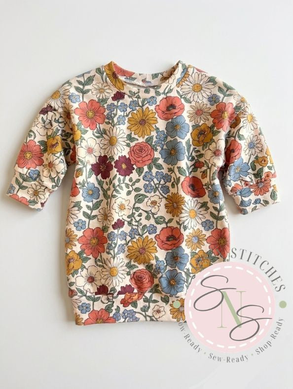 Ready to Sew Pre-Cut Oversized Sweater Dress