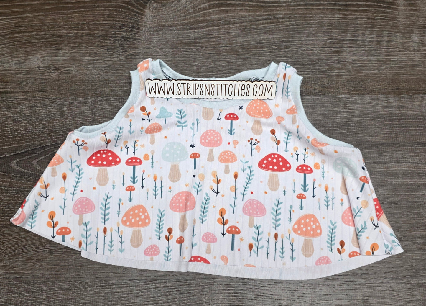 Ready to Sew Pre-Cut Flowy CROP Tank