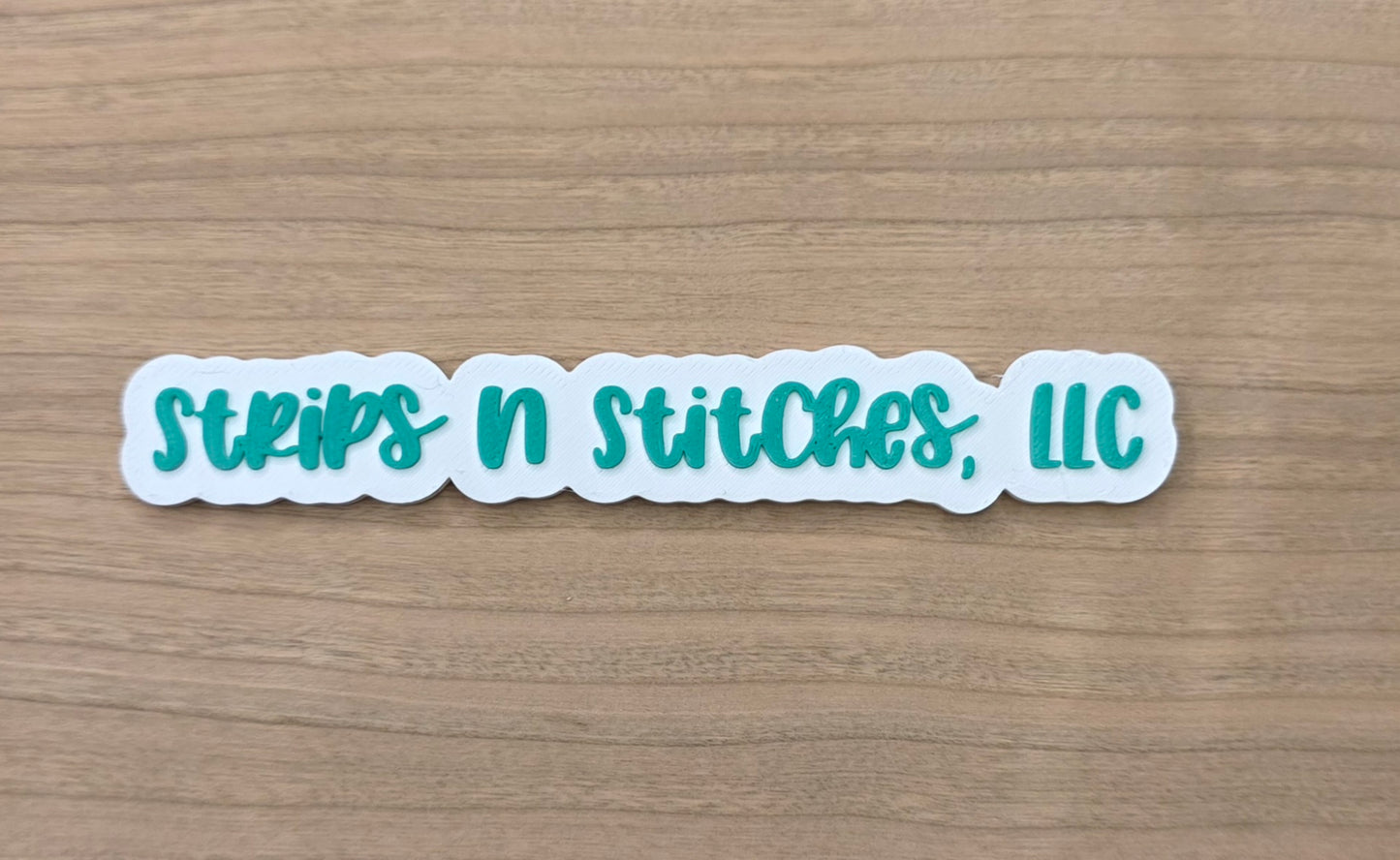 Colored Text Business Watermark Name TagThis