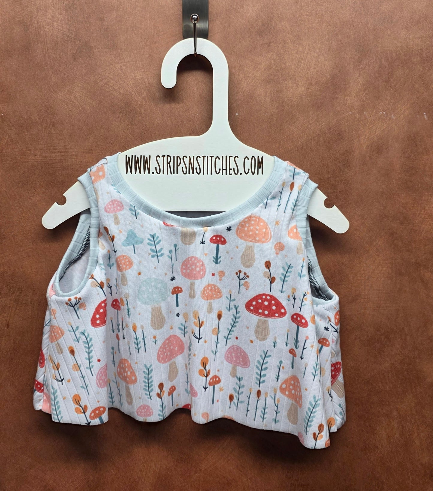 Ready to Sew Pre-Cut Flowy CROP Tank