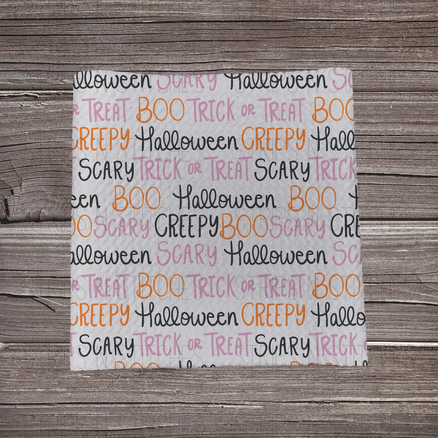 Halloween Text | Bullet Fabric Strip | Bow Making | Scrunchie | Headwraps