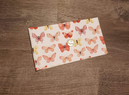 Watercolor Butterflies Fabric Strip- Bow Making- Headwrap- Scrunchies