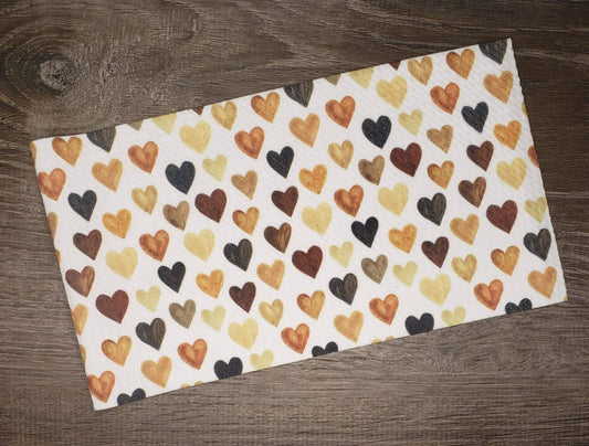 BLM Hearts  Fabric Strip- Bow Making- Headwrap- Scrunchies