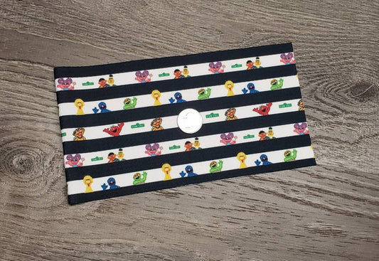 Sesame Street Fabric Strip- Bow Making- Headwrap- Scrunchies