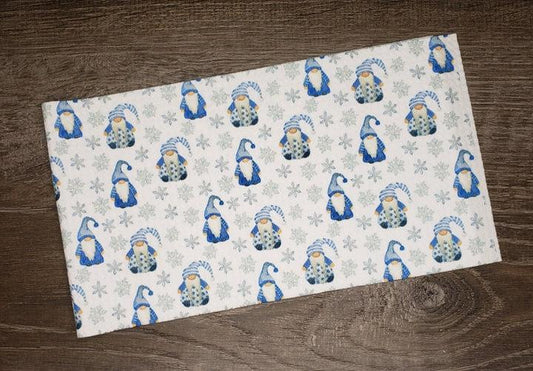 Winter Gnomes Fabric Strip- Bow Making- Headwrap- Scrunchies