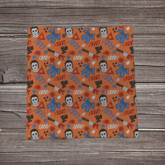 Doodle Michael Myers| Fabric Strips | Bow Makin