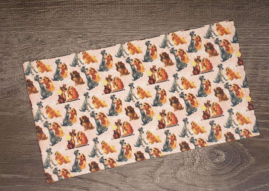 Puppy Love Fabric Strip- Bow Making- Headwrap- Scrunchies