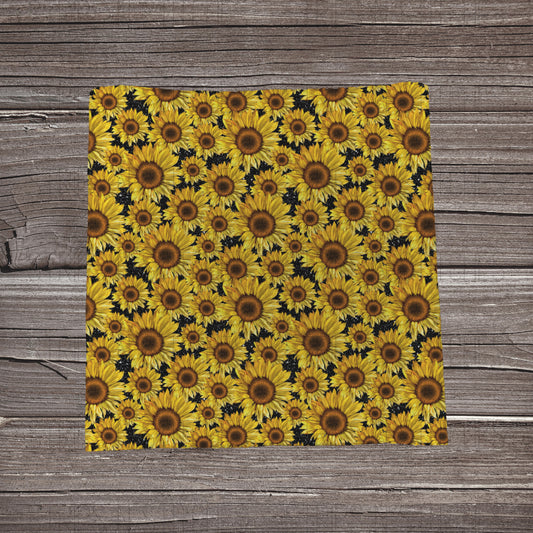 Sunflower Garden | Fabric Strip- Bow Making- Headwrap- Scrunchies