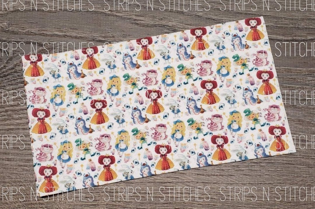 Alice Fabric Strip- Bow Making- Headwrap- Scrunchies