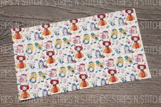 Alice Fabric Strip- Bow Making- Headwrap- Scrunchies