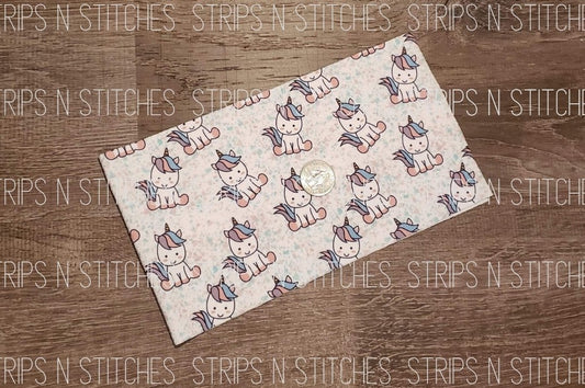 Baby Unicorns Fabric Strip- Bow Making- Headwrap- Scrunchies