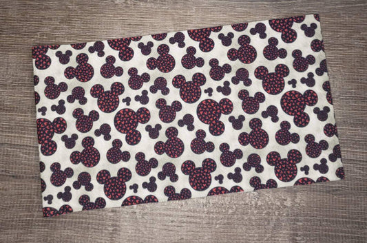 Valentine Boy Mouse Fabric Strip- Bow Making- Headwrap- Scrunchies