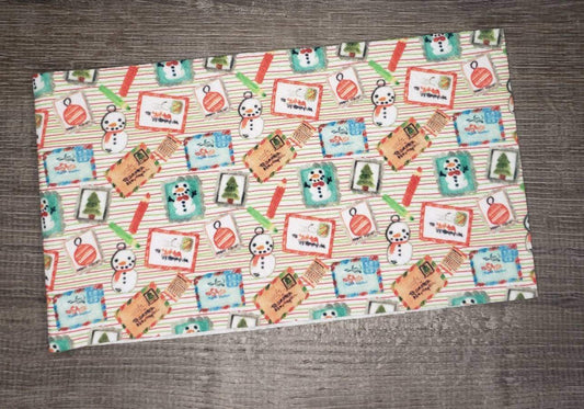Notes for Santa Fabric Strip- Bow Making- Headwrap- Scrunchies