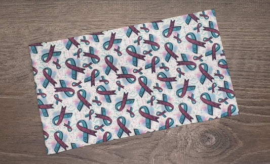 Suicide Awareness Fabric Strip- Bow Making- Headwrap- Scrunchies