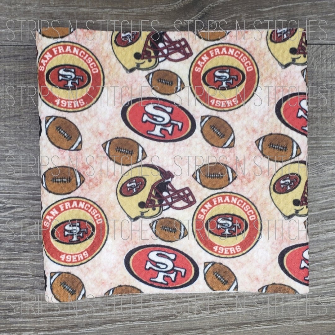 NFL Splatter | All 32 Teams Available | Fabric Strip- Bow Making- Headwrap- Scru