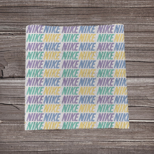 Pastel Nike Text |Bow Making | Headwrap | Scrunchies